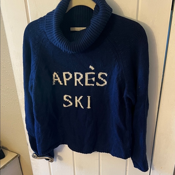 TOWNSEN Après Ski Cowl Neck Sweater - Navy Blue - Picture 1 of 2